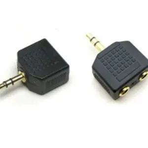 이어폰 분배기 Y자형 젠더 더블잭 오디오 분배 연결기 (WFJ5B2F)