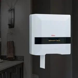 업소용 점보 월 휴지 디스펜서 화이트 핸드타올 케이스 롤 홀더 (WFJ5F3L)