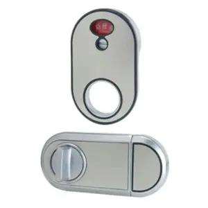 화장실 문고리 잠금장치 큐비클 도어 잠금쇠 표지 문짝 소재 (WFJ503Z)