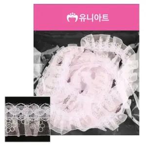 고품질 레트로 꽃무늬 레이스 핑크 색상 소품 장식용 패브릭 (WFJQH5M)