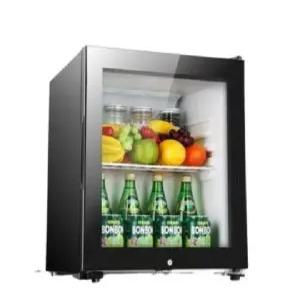 미니 잠금장치 원룸 냉장고 기숙사 보관 음료 사무실용 유리도어 자취 저소음 소형