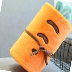 담요 미니 당근 사무실 독서실 사용 편리한 판촉물 소형 (WFJ5SY9)