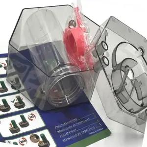 붓 세척 용기 유치원 브러시 물통 플라스틱 클리너 (WFJ5T4Z)