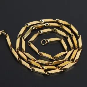 골드 대나무 목걸이 체인 액세서리 아이템 고급 (WFJ5TU7)