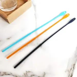 빨대솔 실리콘 부드러운 긴빨대 브러쉬 스카이블루 (WFJPWCL)