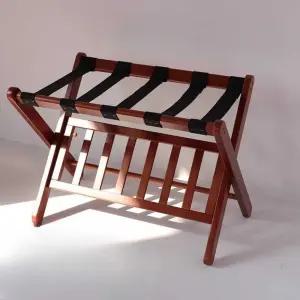 원목 러기지랙 접이식 보관대 캐리어 거치대 수하물