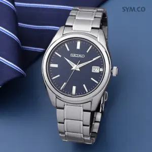 SUR309P1 사파이어 아날로그 100미터방수 캐쥬얼 라운드 남자 메탈 시계 d