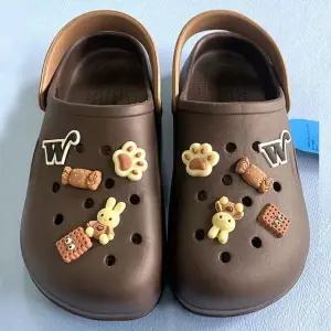 택1 여름샌들 키디 푹 비치 샌들 말랑 슬리퍼 브라운 (WFJQYW4)