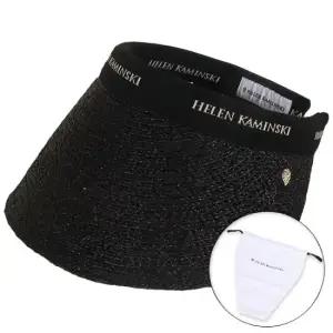 25SS 여성 비앙카 12 바이저햇 챠콜블랙로고 더스트백 포함 HAT51794 CHABLALOG PKG