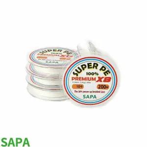 싸파 슈퍼프리미엄X8 P.E합사줄 화이트 200m 10호