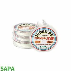 싸파 슈퍼프리미엄X8 P.E합사줄 화이트 200m 5호