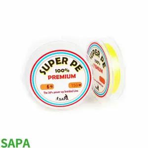 싸파 프리미엄 단색 슈퍼P.E합사낚시줄 150m 6호