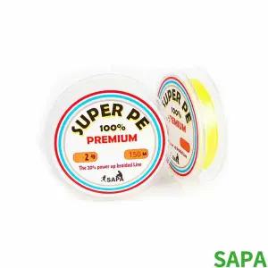 싸파 프리미엄 단색 슈퍼P.E합사낚시줄 150m 2호