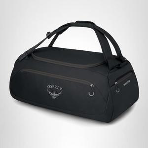 오스프리 데이라이트 60L 더플 백팩 - 헬스장, 출퇴근, 여행용 컨버터블 데일리 더플백, 블랙