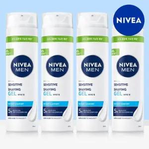 맨 센서티브 쉐이빙 젤 200ml 4개