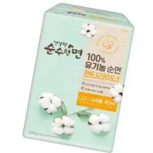 여성팬티라이너 40p 빠른흡수 일회용 생리대 여성 위생용품 (WFJ6CFW)
