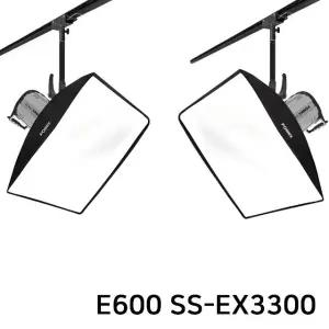 사진조명 스튜디오 SS EX3300 촬영 E600 세트 (WFJR4CM)
