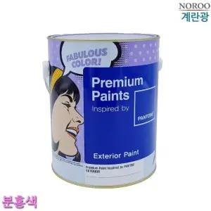 팬톤 외부용 계란광 수성페인트 분홍색 4L 4종 택1 (WFK4BE3)