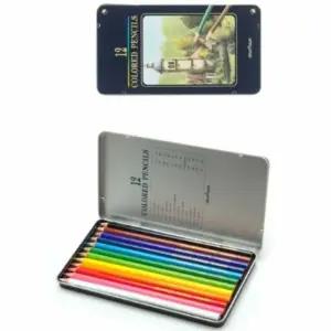 색연필 12색 드로잉 틴케이스 아트용 (WFJ67NX)
