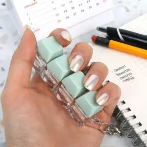 [라일리] Rly 딸깍이 키보드 4구 키캡키링 민트