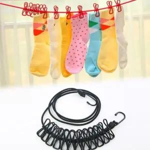 베란다세탁줄 여행 옥상 안심건조 다용도 야외빨랫줄 자유롭게 (WFJ73RS)