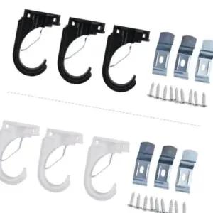 커튼봉 브라켓 고정세트 천장 설치용 커튼 고리 (WFJ6CUY)