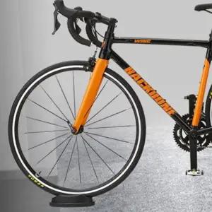 고정앞바퀴받침 주차 보관 타원형형태 패드부착 자전거스탠드 안정적인 (WFJ6YRK)