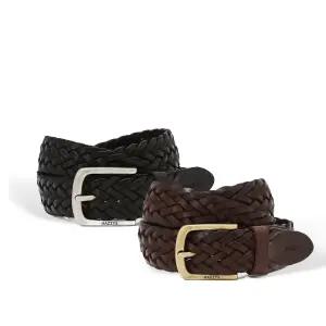 헤지스25FW2컬러 택1 남성 위빙 레더 비조벨트 HZBE5F90422433902152094437