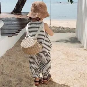 피크닉 가방 크로스 백팩 라탄 자전거 킥보드 다용도 (WFJ6DUJ)