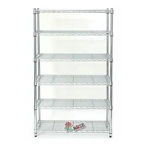 메탈수납선반 수납장 인테리어 6단인테리어선반 메탈수납장 (WFJ74QH)