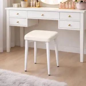 아트박스 가구느낌 쿠우화장대스툴 화장대 인테리어 의자