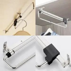 간편설치옷장행거 옷장레일걸이 가정용 정리형 정리 일반형 (WFJ6GC7)