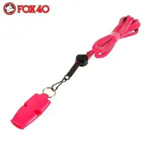 고품질 스포츠호각 마이크로 핑크 호루라기 XH263 줄포함 (WFJRQGL)