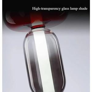 캔들 현대 크리 에이 티브 다채로운 캔디 레스토랑 주방 섬 창 거실 소파 유리 플로어 램프 LED 전구의 코