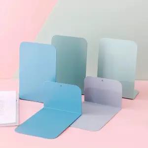 책상 미니 북앤드 철제 이동식 간이 책꽂이 (그린) 책상위책꽂이 파일함