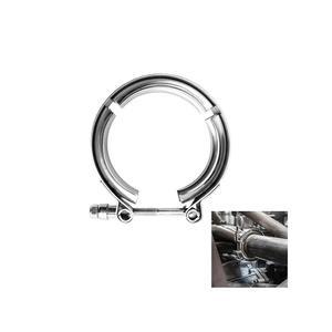 [미국배송] 노크미디 자동차 2.5인치 V-밴드 클램프 배기 시스템 다운파이프 교환 교체 액세서리용 T-볼트가 장착된 304 스테인리스 스틸 퀵 릴리스 클램프