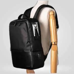 USB 포트 책가방 인기 사각백 남성 노트북 검정 가방 여자가방 책가방 여자백팩