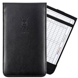 [미국배송] 핸디 픽 가죽 골프 스코어카드 홀더 | 야디지 북 커버 N 연필 포함