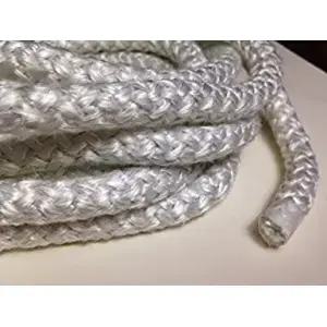 리버티 공급 장치 1 /8 우드 스토브 도어 개스킷 또는 심지 원형 유리 로프 씰(8피트 롤) 고밀도