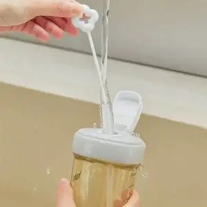 텀블러 빨대 세척솔 실리콘 물병 청소솔 (WFK90NL)