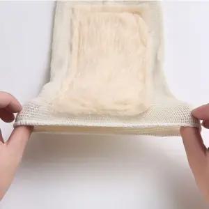 겨울 보온용 종아리 털 기모 무릎 압박 보호대 (WFK90X3)