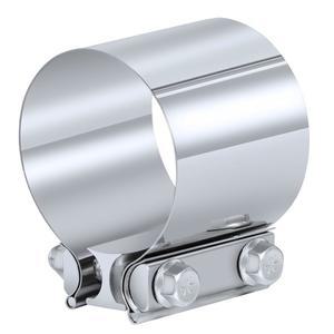 [미국배송] 키네니 배기 클램프 2.5인치 랩 조인트 밴드 클램프 스테인리스 스틸 커플러 머플러