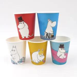 무민 캐릭터 칼라 종이컵 9온스 소 10개 세트