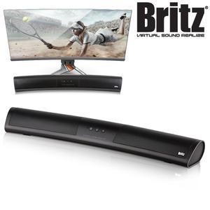 브리츠 BZ-SP600X 커브드 게이밍 사운드바 스피커 TV 컴퓨터 PC