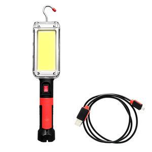 몬스터파워 작업등 COB LED 휴대용랜턴 충전식 집게 자석부착 후레쉬 캠핑등