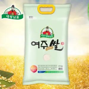 [롯데백화점]오초록 농협 대왕님표 여주쌀 추청미 (4kg, 1포)