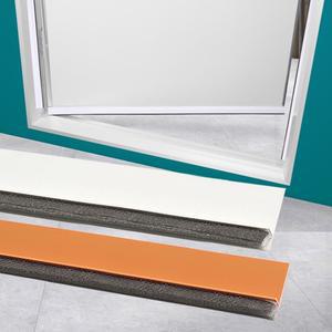 베란다 샷시 틈새 우풍차단 모헤어 문틈막이 틈새막이 중문 테이프 붙이는 창문 유리 접착식 방풍지 현관문