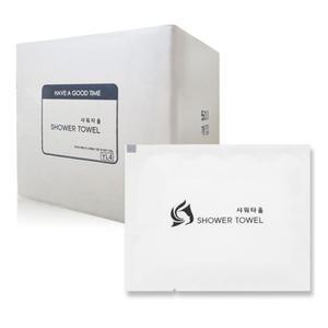 사면포장 유림 일회용 샤워타올 500개 사우나 모텔 호텔 여행용 업소용