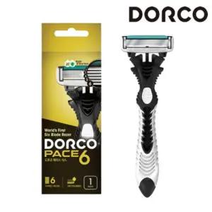 도루코 일회용면도기 페이스6 면도기 1 개입 폴리백 포장 SX A100-1P