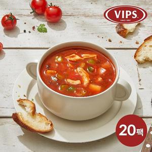 [신세계라이브쇼핑][빕스] 치킨 굴라쉬 스프 200g 20팩